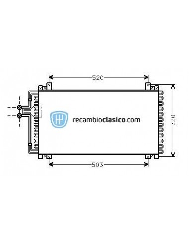 Comprar Condensador aire acondicionado RENAULT 21 TURBO online