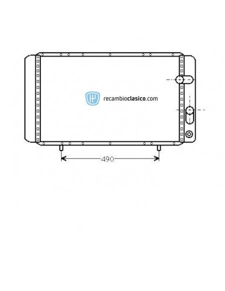 Comprar Radiador refrigeración RENAULT 21 I 2.1 TD 86-89 / 21