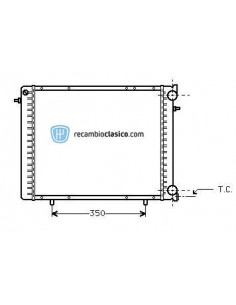 Comprar Radiador refrigeración RENAULT 19 1.9 D online