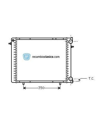 Comprar Radiador refrigeración RENAULT 19 1.9 D online
