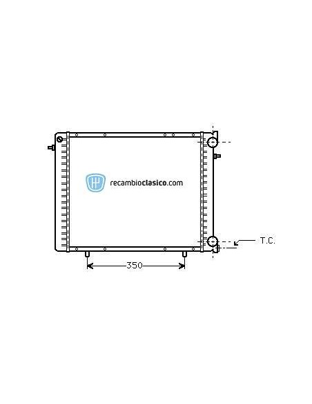 Comprar Radiador refrigeración RENAULT 19 1.9 D online