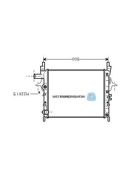 Comprar Radiador refrigeración RENAULT Twingo 96- online