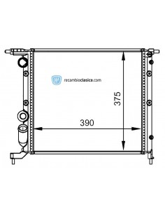 Comprar Radiador refrigeración RENAULT CLIO 1.2/1.4 RN/RT--R19
