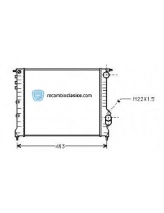 Comprar Radiador refrigeración RENAULT EXPRESS 1.6 II 1.6D 91-
