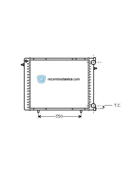 Comprar Radiador refrigeración RENAULT 19 1.9 D online