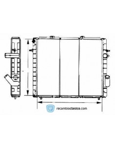 Comprar Radiador refrigeración RENAULT EXPRESS 1.9D 91- online
