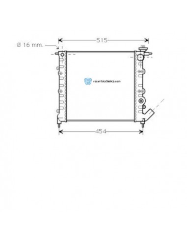 Comprar Radiador refrigeración RENAULT CLIO // 19 // 1.1 RL/RN
