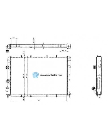 Comprar Radiador refrigeración RENAULT Megane 1.9D/1.9TD 96-