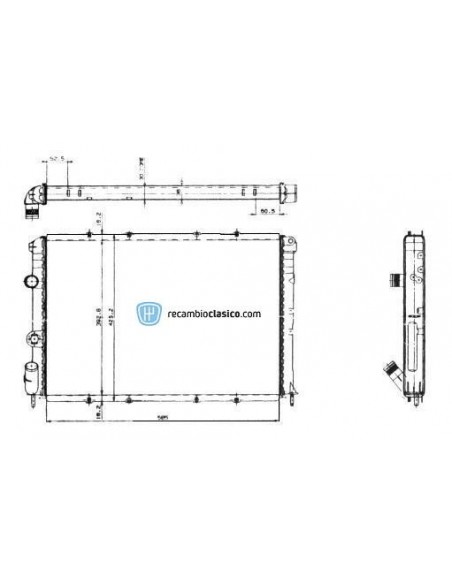 Comprar Radiador refrigeración RENAULT Megane 1.9D/1.9TD 96-