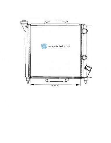 Comprar Radiador refrigeración RENAULT SUPER 5/9/11 online