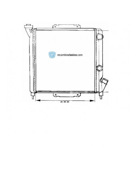 Comprar Radiador refrigeración RENAULT SUPER 5/9/11 online