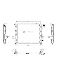 Comprar Radiador refrigeración RENAULT Twingo C/ A.C. 98- online