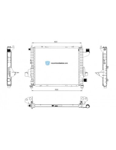 Comprar Radiador refrigeración RENAULT Twingo C/ A.C. 98- online