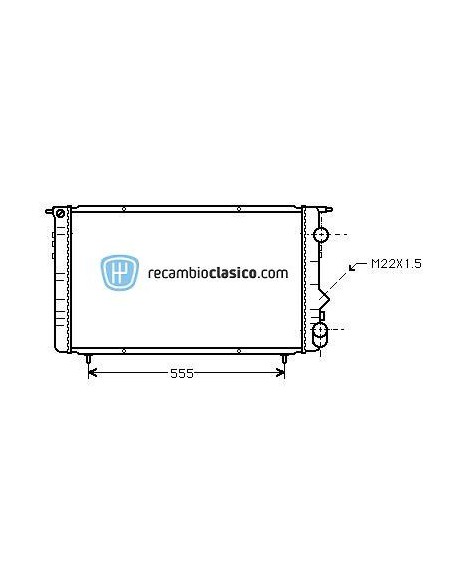 Comprar Radiador refrigeración RENAULT ESPACE II TD 91-96 online