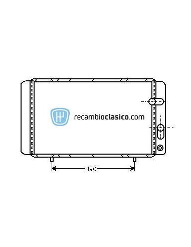 Comprar Radiador refrigeración RENAULT 21 I 2.1 TD 86-89 / 21