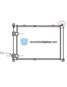 Comprar Radiador refrigeración RENAULT SAFRANE 2.1TD/2.5TD AC