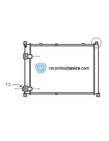 Comprar Radiador refrigeración RENAULT SAFRANE 2.1TD/2.5TD AC
