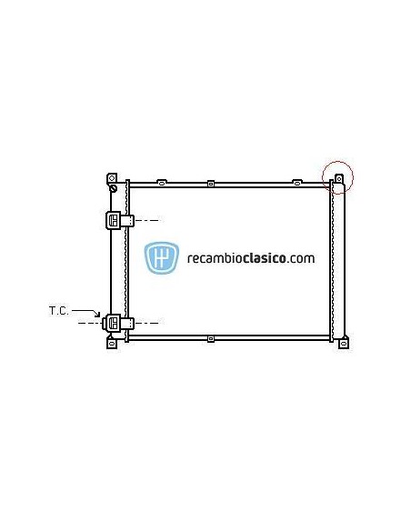 Comprar Radiador refrigeración RENAULT SAFRANE 2.1TD/2.5TD AC