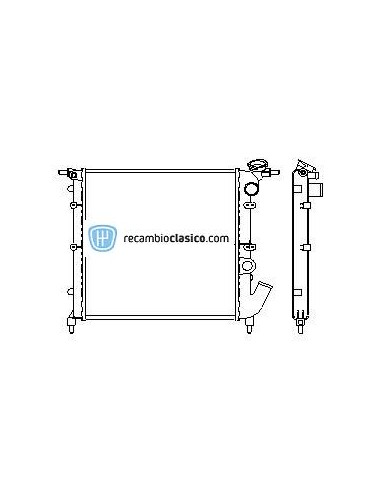 Comprar Radiador refrigeración RENAULT CLIO 1.1 RL/RN online