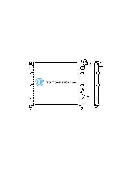 Comprar Radiador refrigeración RENAULT CLIO 1.1 RL/RN online