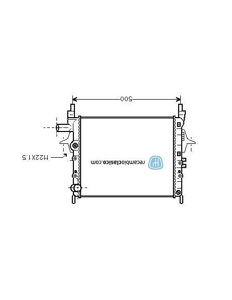 Comprar Radiador refrigeración RENAULT Twingo 96- online