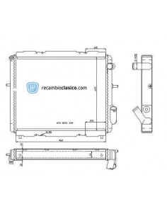 Comprar Radiador refrigeración RENAULT Clio 1.9 D online
