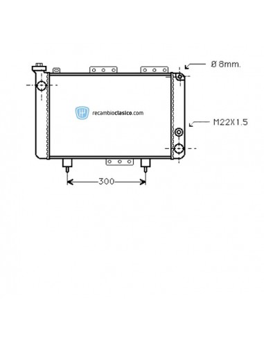 Comprar Radiador refrigeración RENAULT 4 GTL online