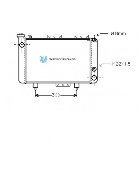 Comprar Radiador refrigeración RENAULT 4 GTL online