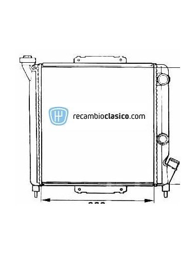 Comprar Radiador refrigeración RENAULT SUPER 5 / 9 / 11 online