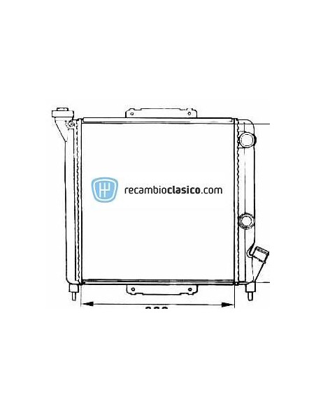 Comprar Radiador refrigeración RENAULT SUPER 5 / 9 / 11 online
