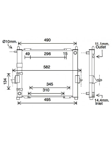Comprar Radiador refrigeración RENAULT Twingo I 1.2 96- online