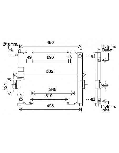 Comprar Radiador refrigeración RENAULT Twingo I 1.2 96- online
