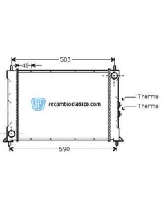Comprar Radiador refrigeración ROVER 214 / 216 / 414 +AC 90-