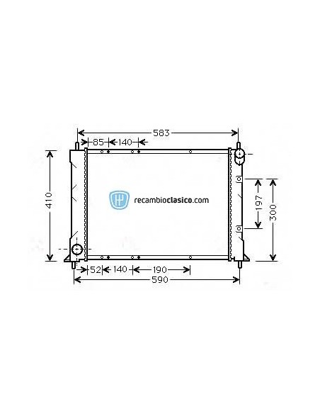 Comprar Radiador refrigeración ROVER 25 1.1 / 1.4 / 1.6 / 1.8