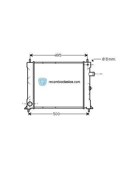 Comprar Radiador refrigeración ROVER 214/414 SLI/GSI 89-95