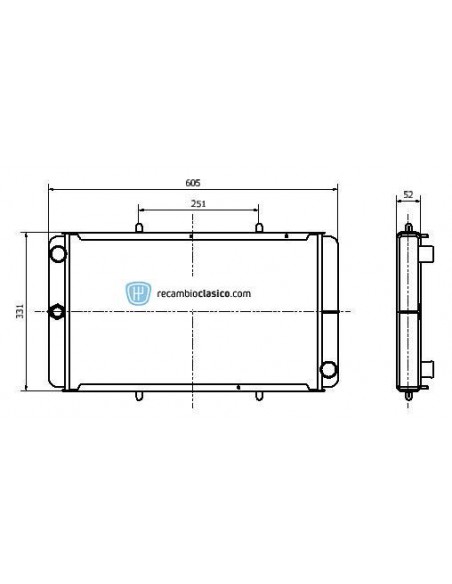 Comprar Radiador refrigeración ROVER 216 85-89 online