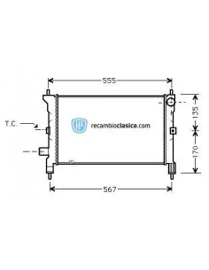 Comprar Radiador refrigeración ROVER SERIE 114 MK3 1.4 GSI 16V