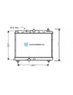 Comprar Radiador refrigeración ROVER 400 2.0D/TD A.C. 95- online