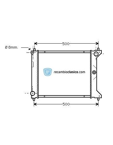 Comprar Radiador refrigeración ROVER 200/400 1.8 TD 90-95 online