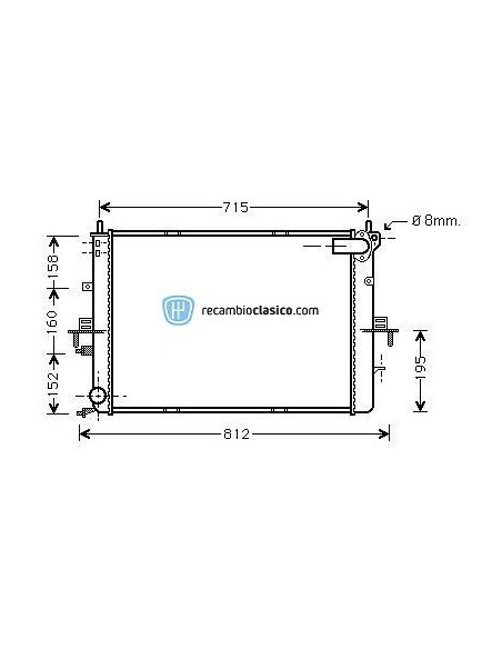 Comprar Radiador refrigeración ROVER 75 2.0 CDTi 99- online