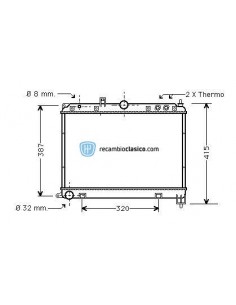Comprar Radiador refrigeración ROVER 620 2.0TD 95-99 online