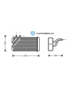 Comprar radiador de calefacción ROVER Serie 200/400 89- online