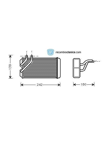 Comprar radiador de calefacción ROVER Serie 200/400 89- online