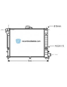 Comprar Radiador refrigeración SAAB 9000 2.3 TURBO (16V) 90-