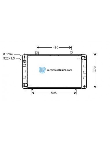 Comprar Radiador refrigeración SAAB 900 I 2.0 84-85 online