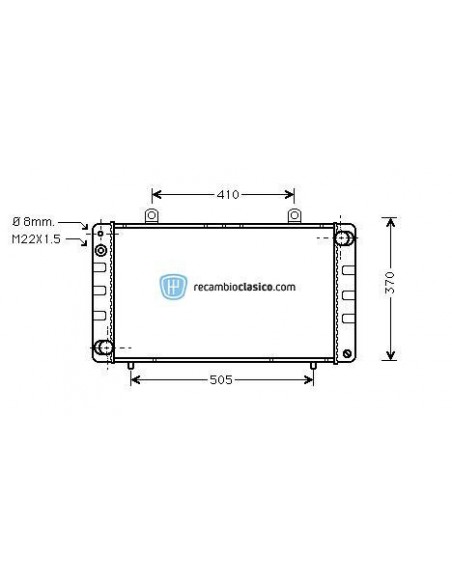 Comprar Radiador refrigeración SAAB 900 I 2.0 84-85 online