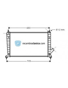 Comprar Radiador refrigeración SAAB 9-5 2.0i/2.3i/2.3i turbo