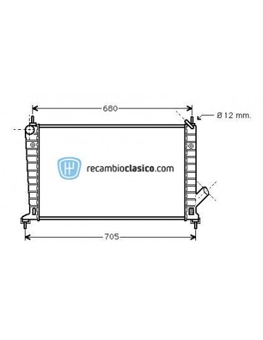 Comprar Radiador refrigeración SAAB 9-5 2.0i/2.3i/2.3i turbo