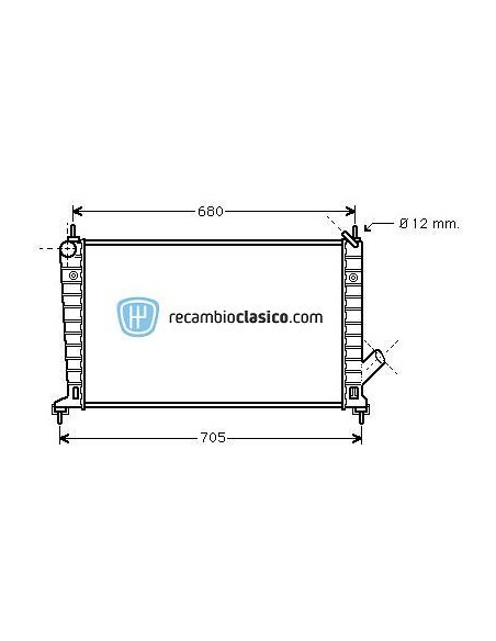 Comprar Radiador refrigeración SAAB 9-5 2.0i/2.3i/2.3i turbo