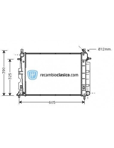 Comprar Radiador refrigeración SAAB 9-3 2.2 TiD 98-02 / 900 II